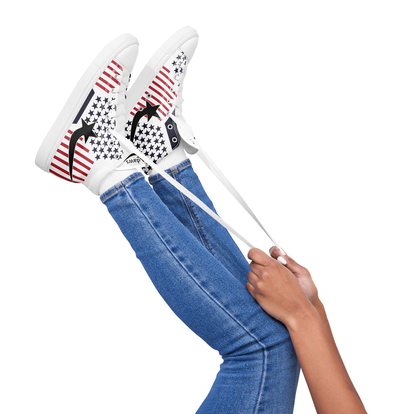 Daws Starswag Women’s high top canvas shooting star shoes