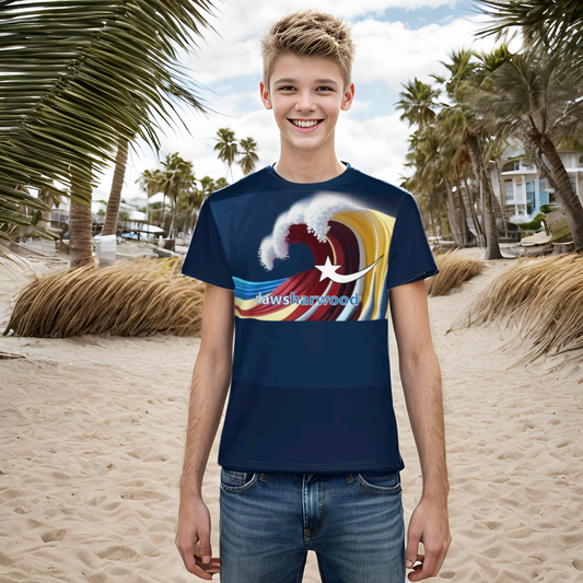 Daws Ocean Fun Youth crew neck t-shirt