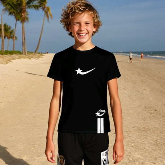Daws soccer jersey Youth crew neck t-shirt