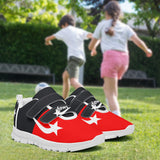 Daws Kids Red Lightweight Velcro Sneaker