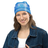 Daws blue plaid Beanie