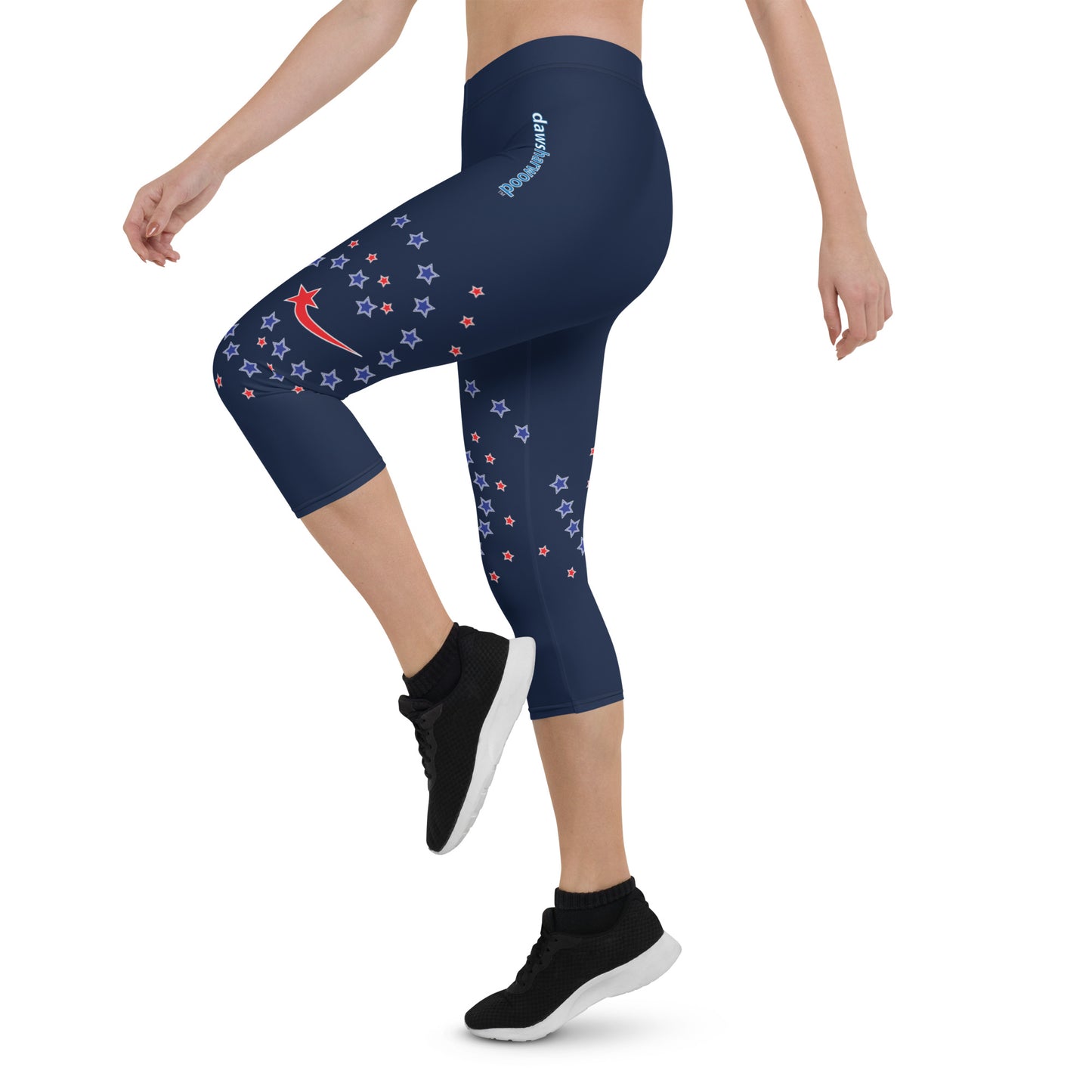 Daws galaxy logo accent Capri Leggings