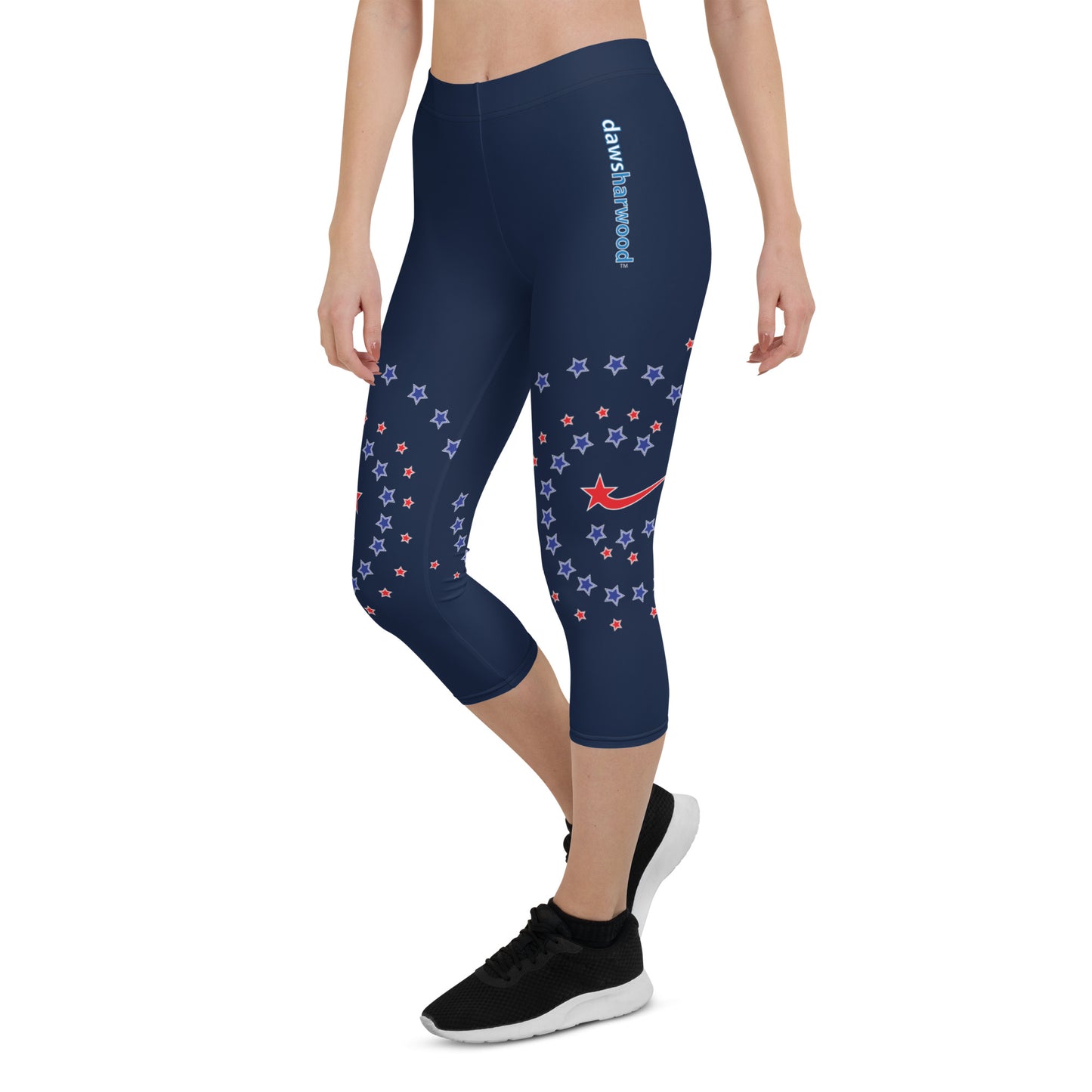 Daws galaxy logo accent Capri Leggings