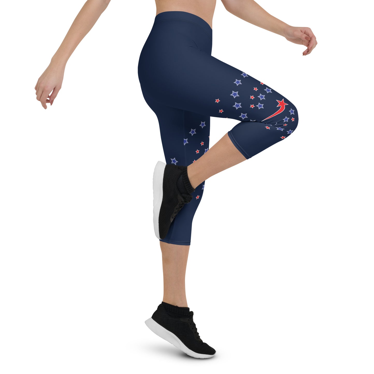 Daws galaxy logo accent Capri Leggings