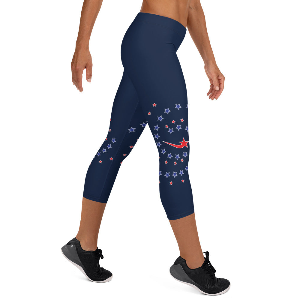 Daws galaxy logo accent Capri Leggings