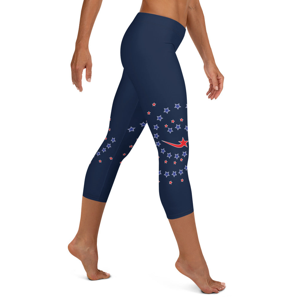 Daws galaxy logo accent Capri Leggings