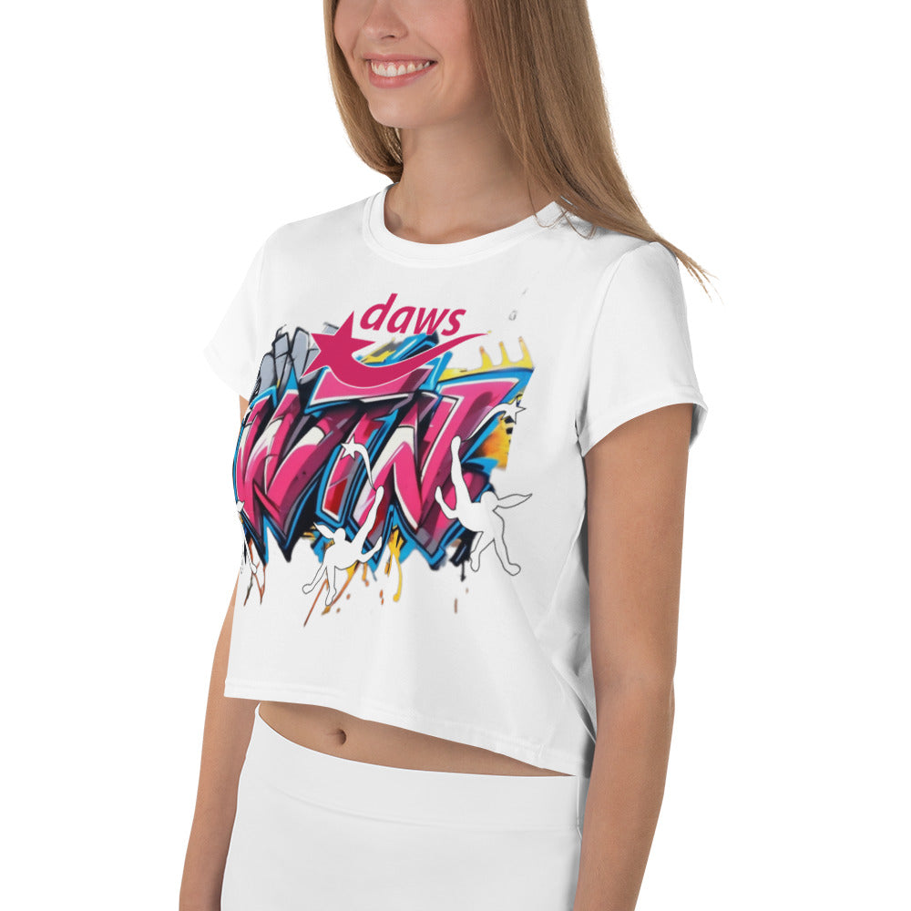 Daws win women's soccer Crop Tee