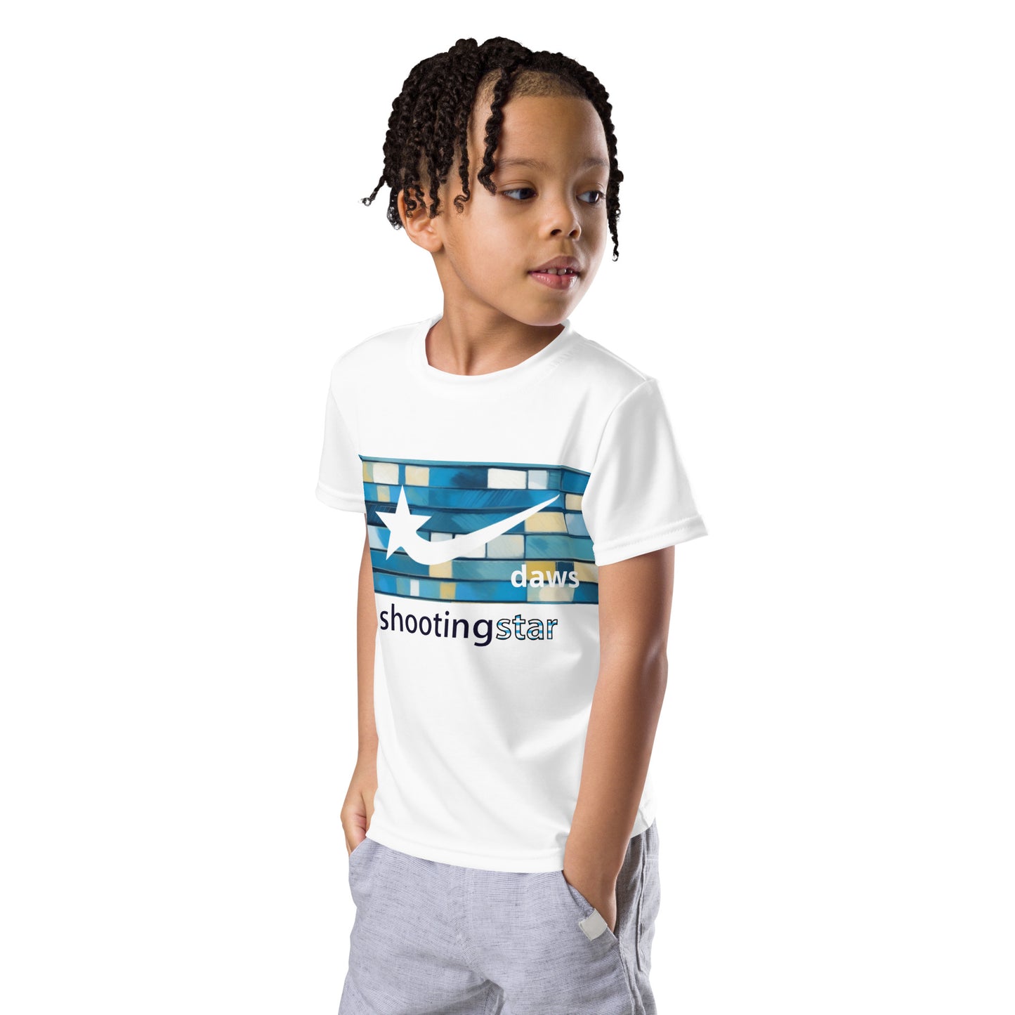 Daws shooting star Kids crew neck t-shirt