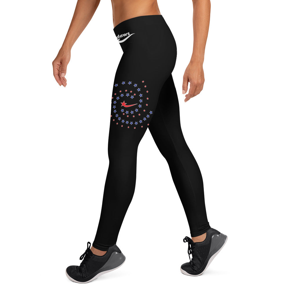 Daws Girl Classic Black galaxy Leggings