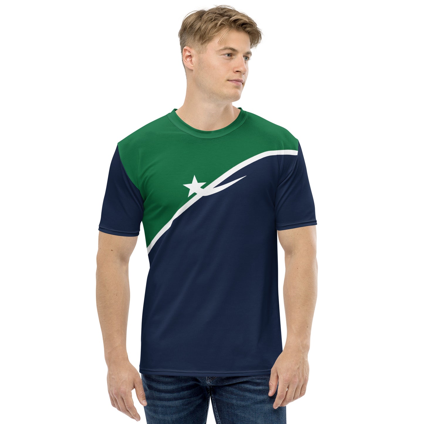 Daws legend logo blue green Men's t-shirt