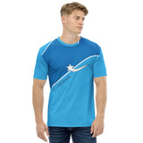 Daws logo Celebrity blue slants Men's t-shirt