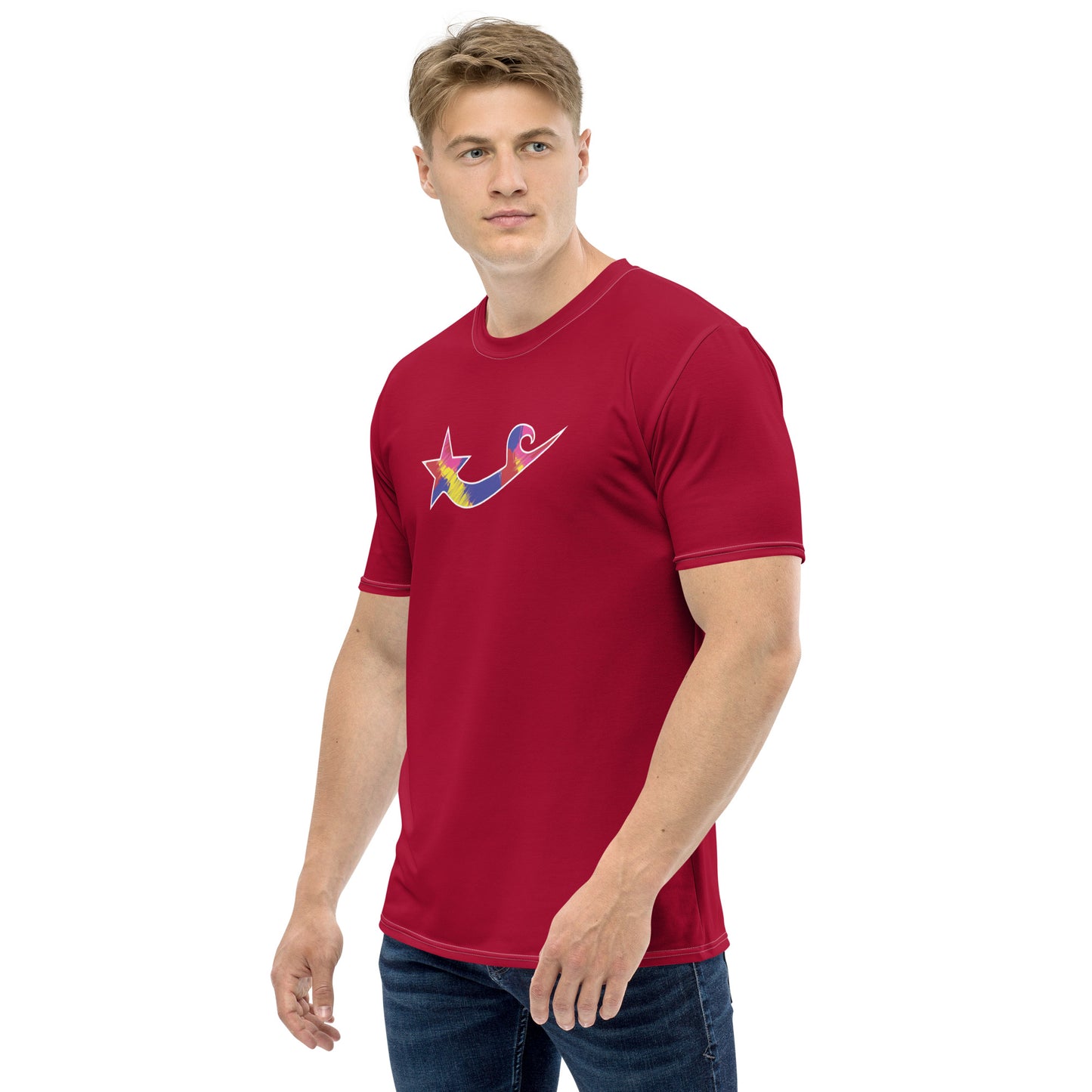 Daws surf star multi color Men's t-shirt