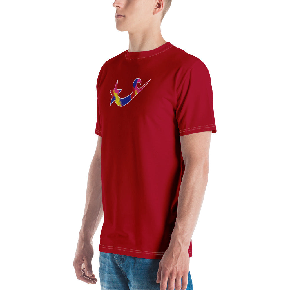 Daws surf star multi color Men's t-shirt