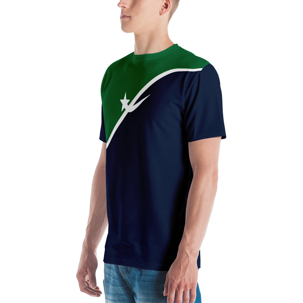 Daws legend logo blue green Men's t-shirt