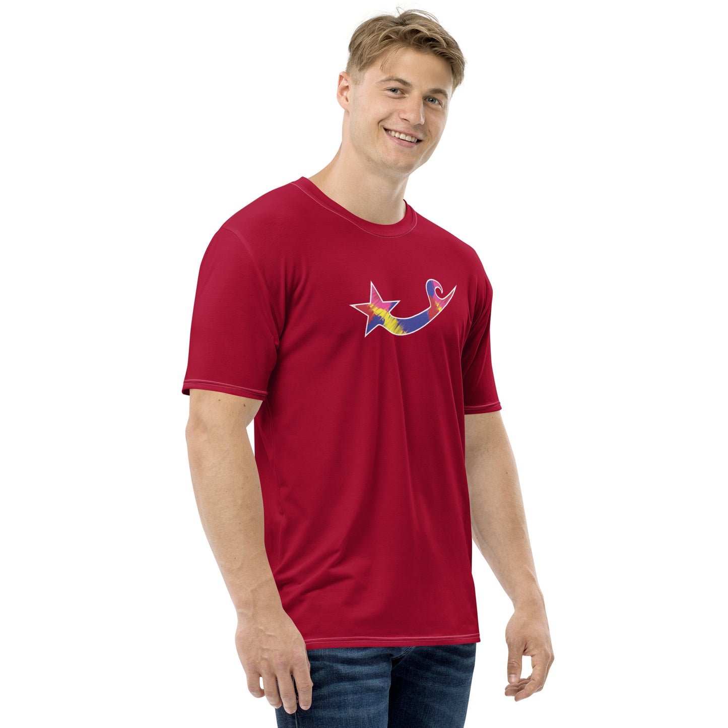 Daws surf star multi color Men's t-shirt