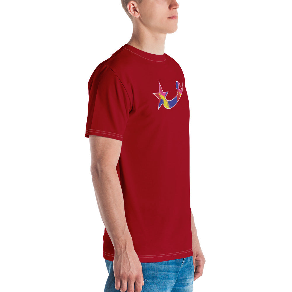 Daws surf star multi color Men's t-shirt