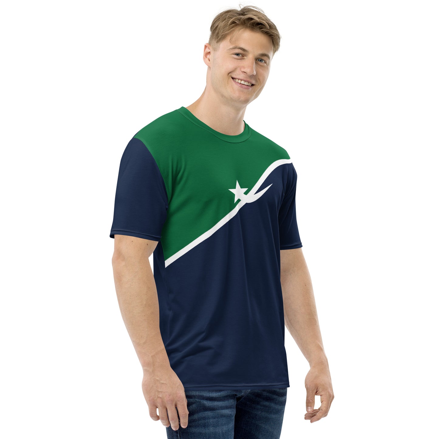 Daws legend logo blue green Men's t-shirt