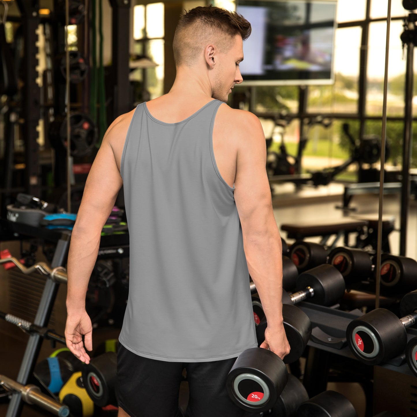 Daws logo athletic grey Unisex Tank Top