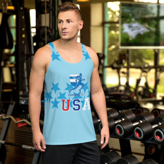 Daws running star Unisex Tank Top