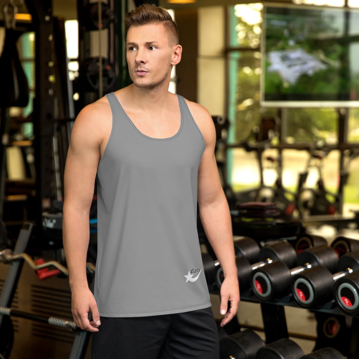 Daws logo athletic grey Unisex Tank Top