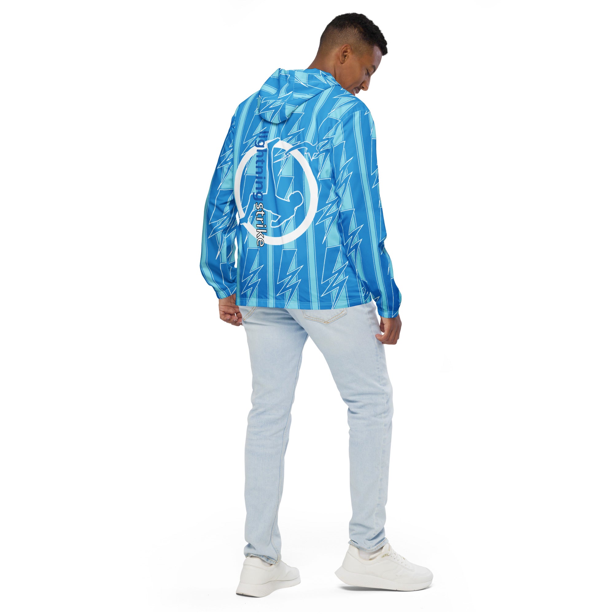 Daws soccer lightning strike men's windbreaker