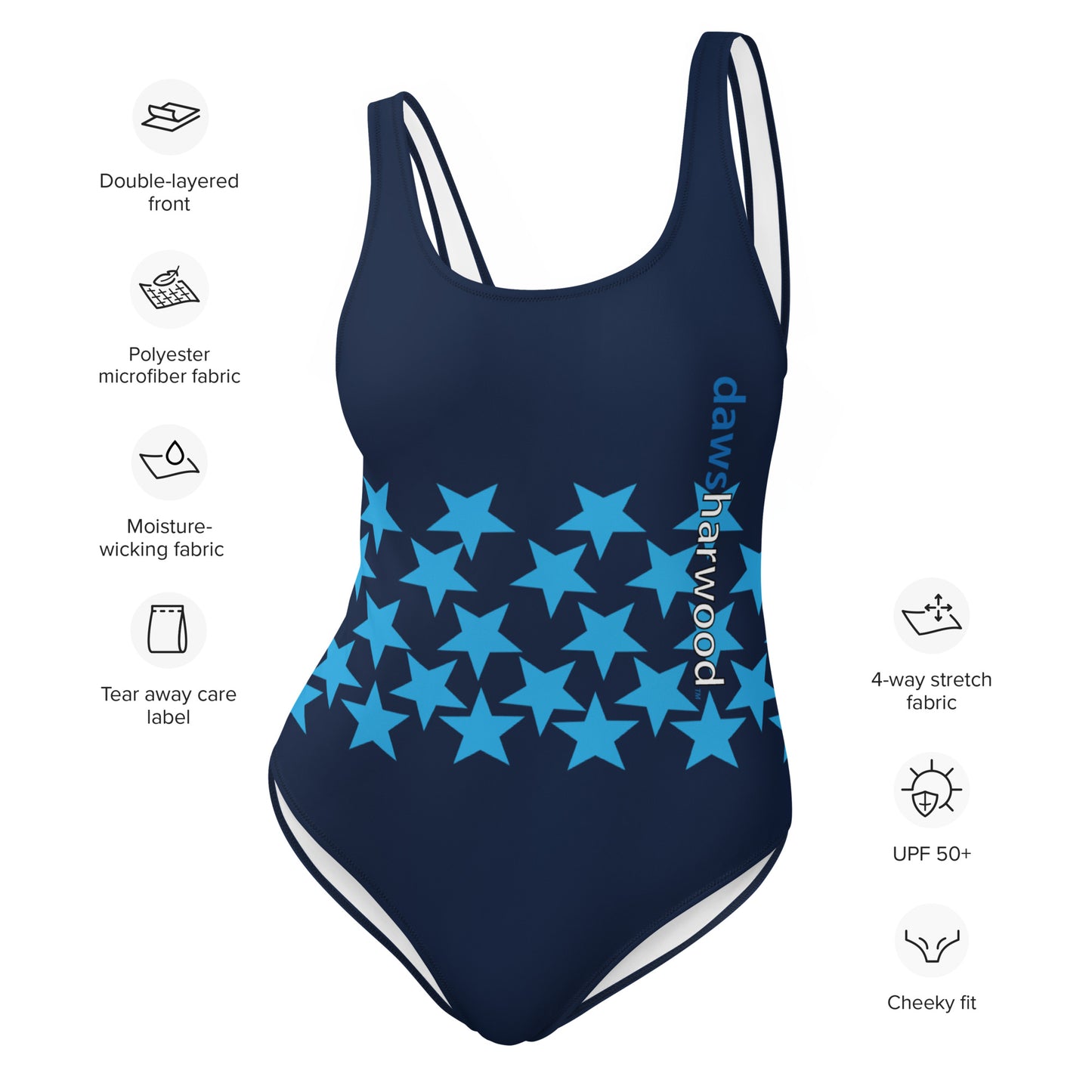 Daws star accents One-Piece Swimsuit