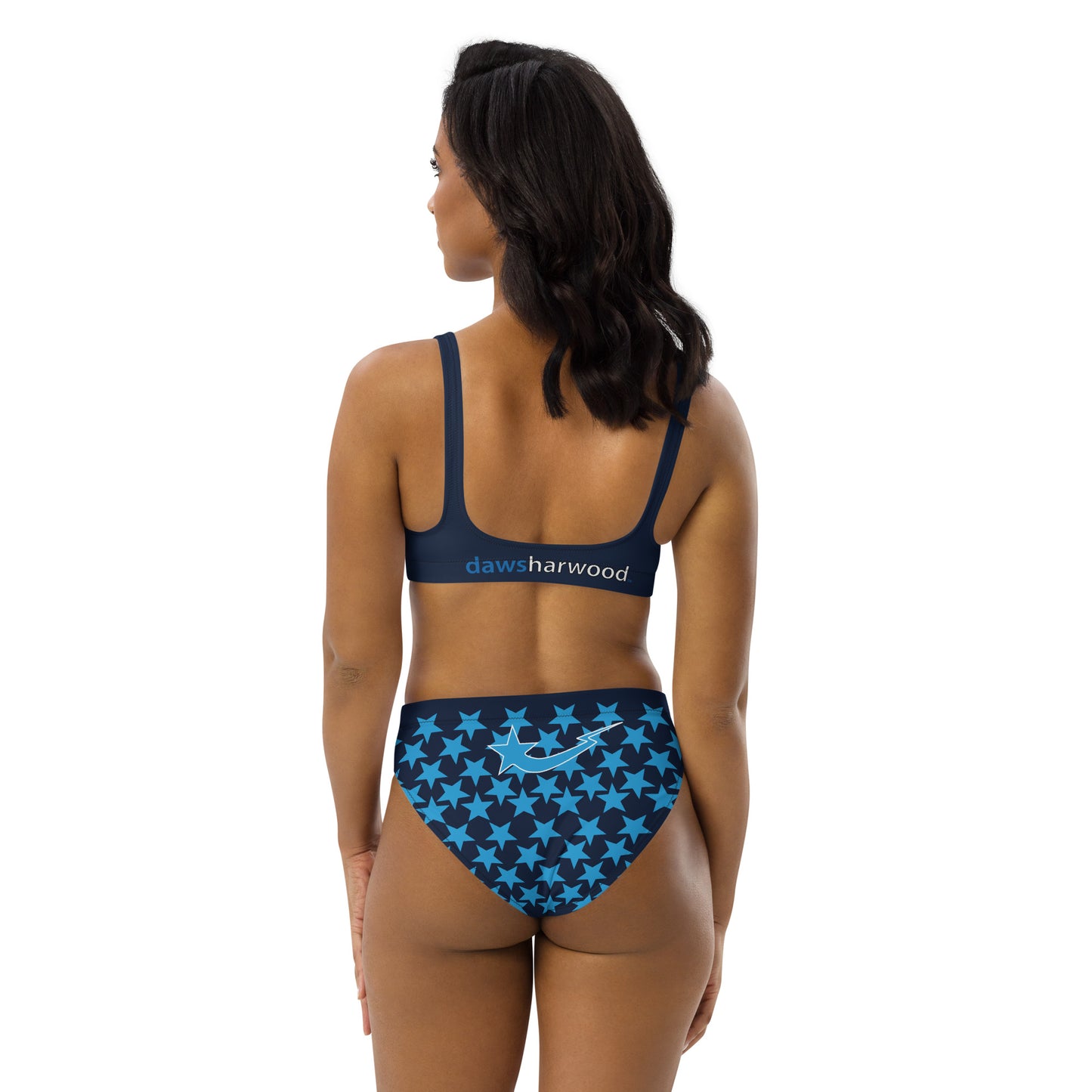 Daws star accents Recycled high-waisted bikini