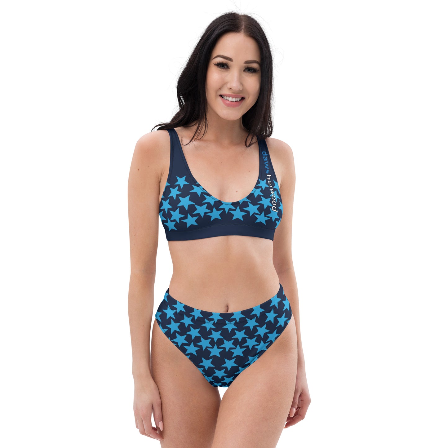 Daws star accents Recycled high-waisted bikini