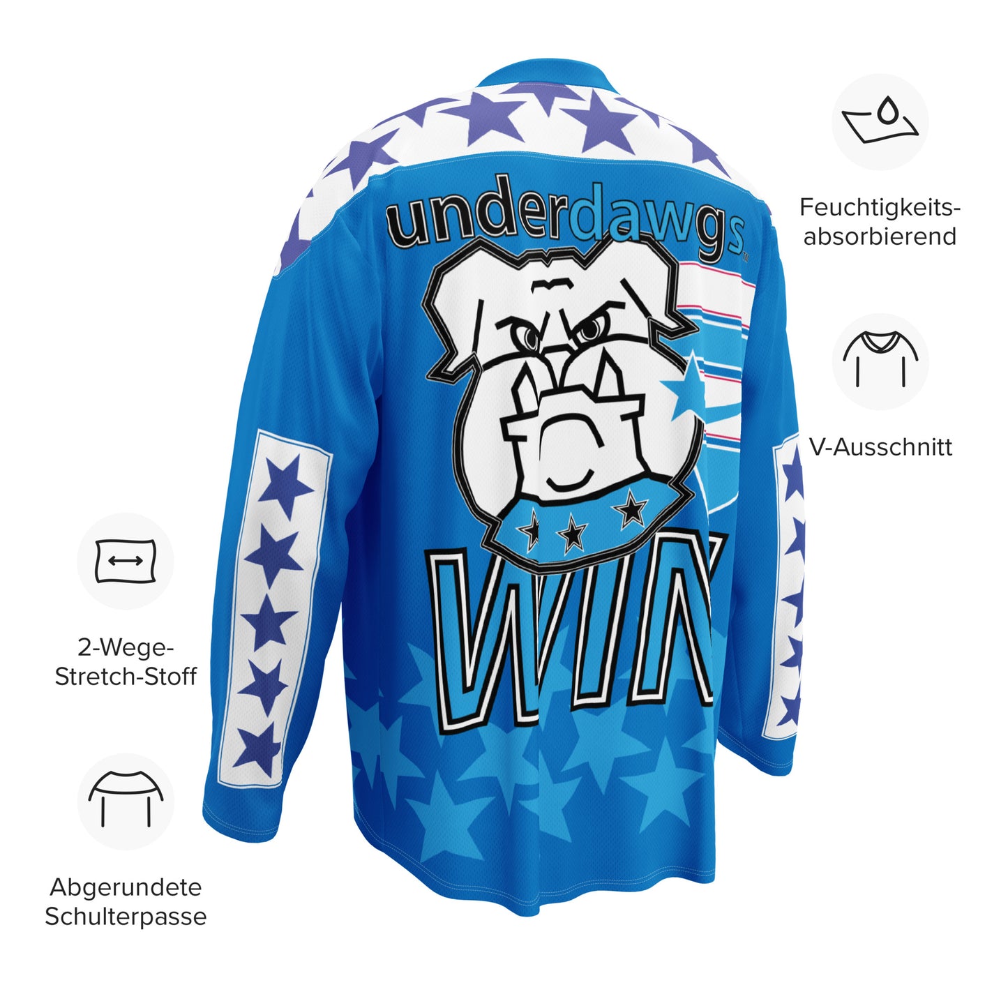 Daws underdogs win Recycled cool hockey jersey