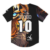 Eye of the tiger DAWS Recycled baseball jersey