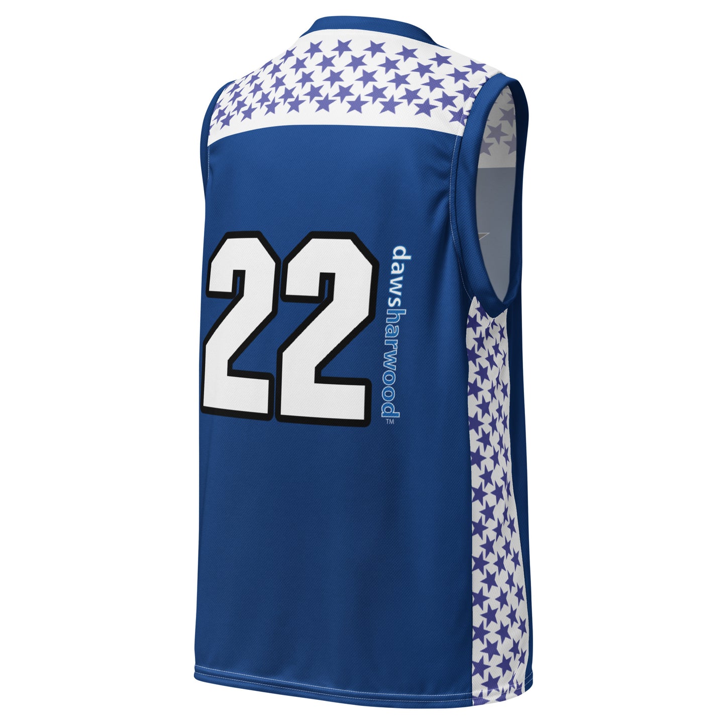 Daws Harwood Recycled unisex basketball jersey