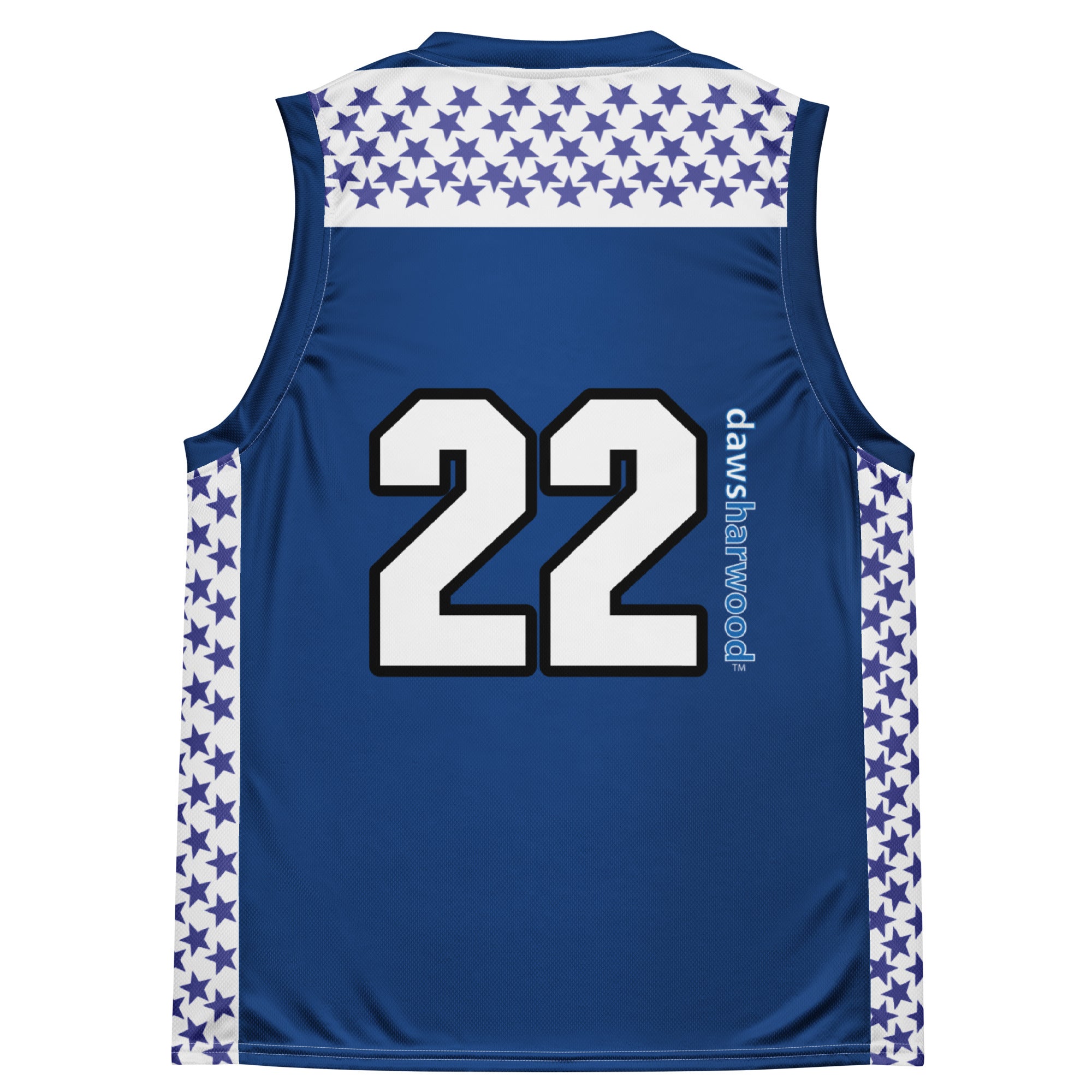 Daws Harwood Recycled unisex basketball jersey