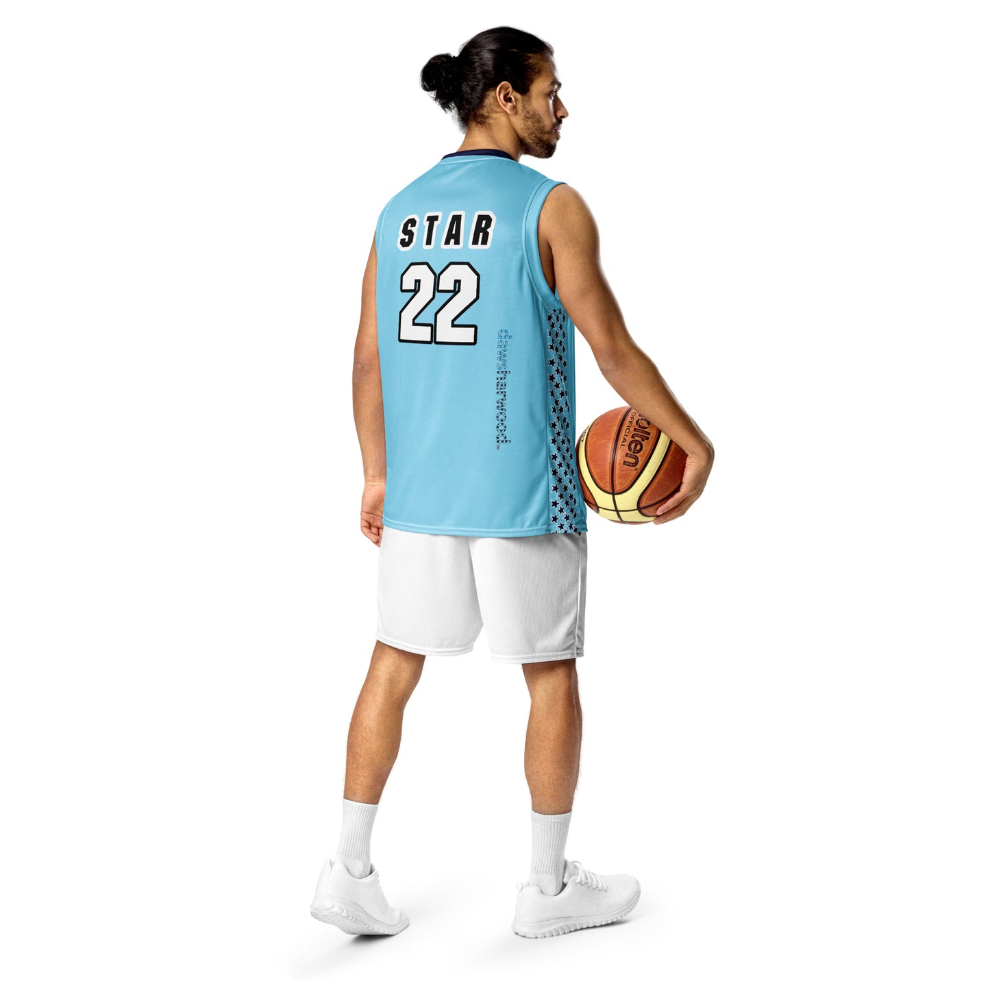 Daws harwood Star 22 Recycled unisex basketball jersey