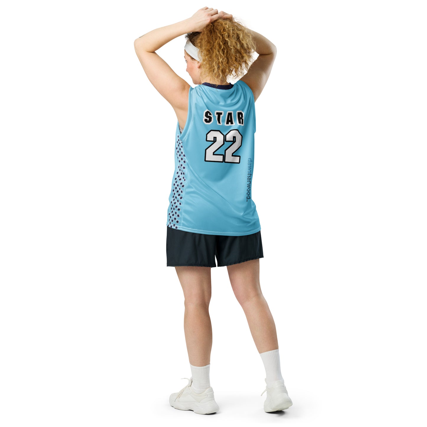 Daws harwood Star 22 Recycled unisex basketball jersey