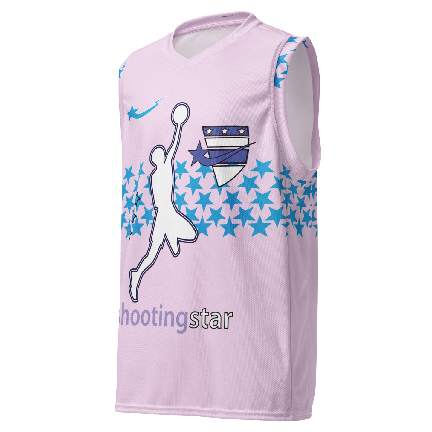 Daws womens pink Recycled unisex basketball jersey