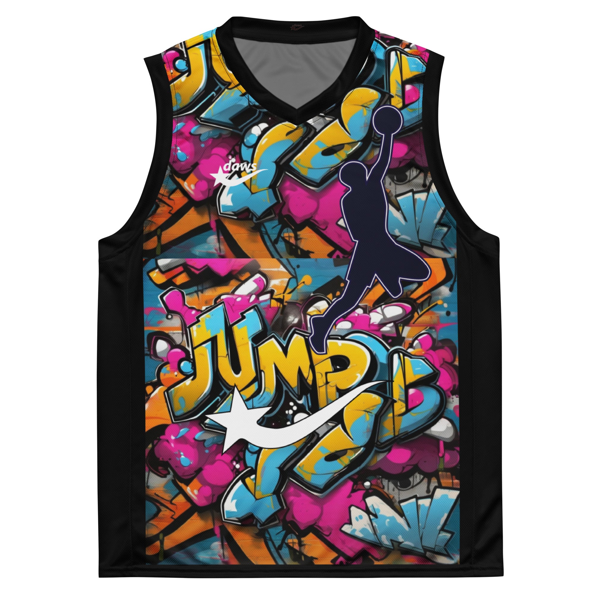 Daws jump Recycled unisex basketball jersey