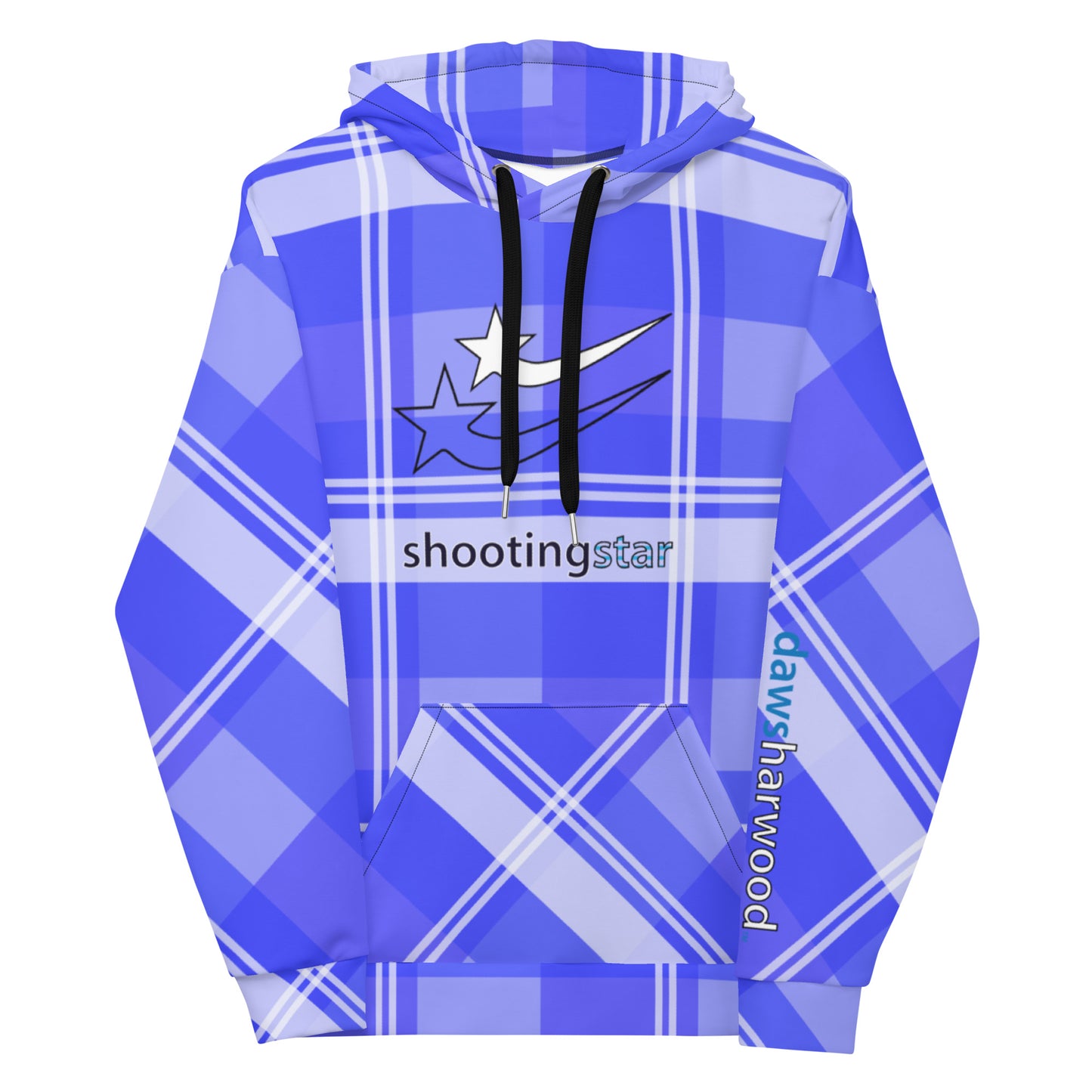 Daws Harwood blue plaid Unisex Hoodie