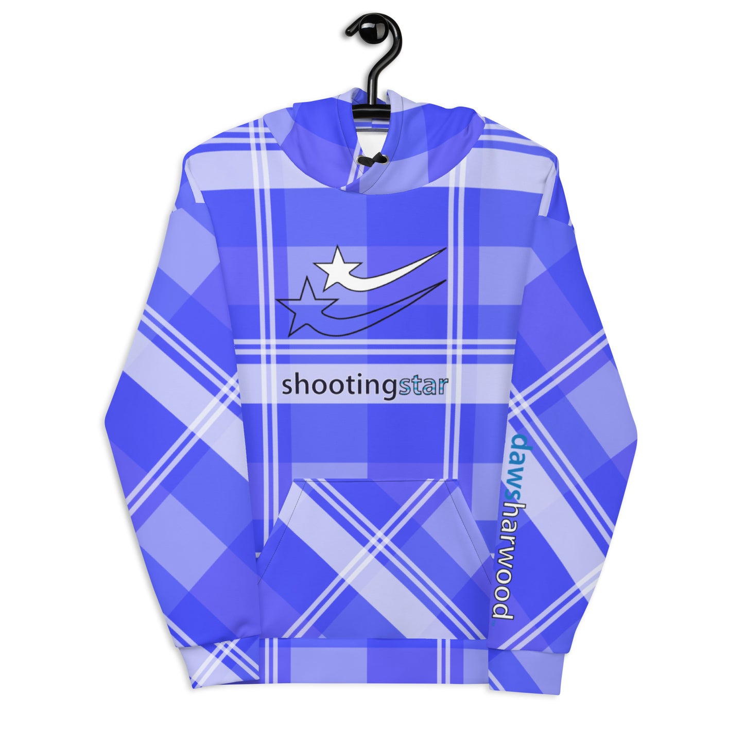 Daws Harwood blue plaid Unisex Hoodie