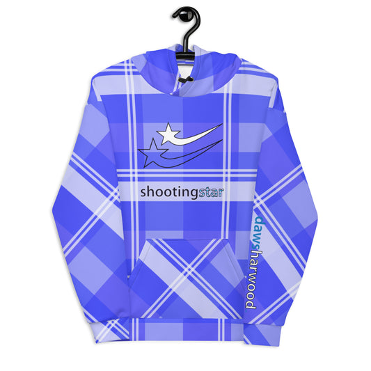 Daws Harwood blue plaid Unisex Hoodie