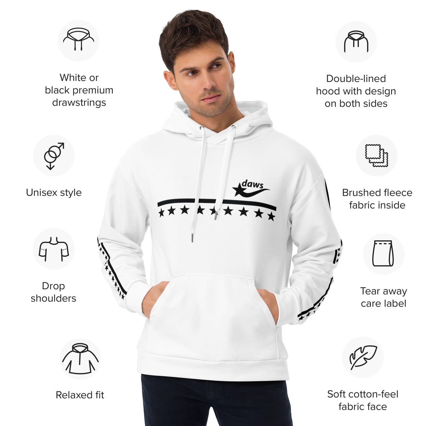 Daws Soccer Icon Unisex Hoodie