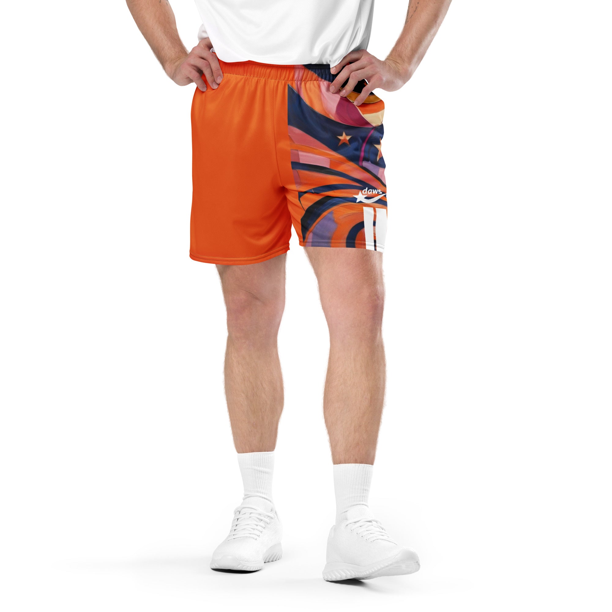 Daws orange city Unisex mesh shorts