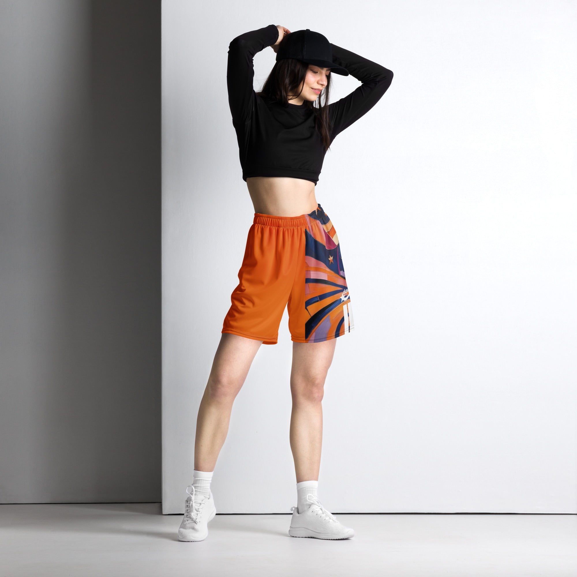 Daws orange city Unisex mesh shorts