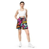 Daws graffiti jump Unisex mesh basketball shorts