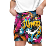 Daws graffiti jump Unisex mesh basketball shorts