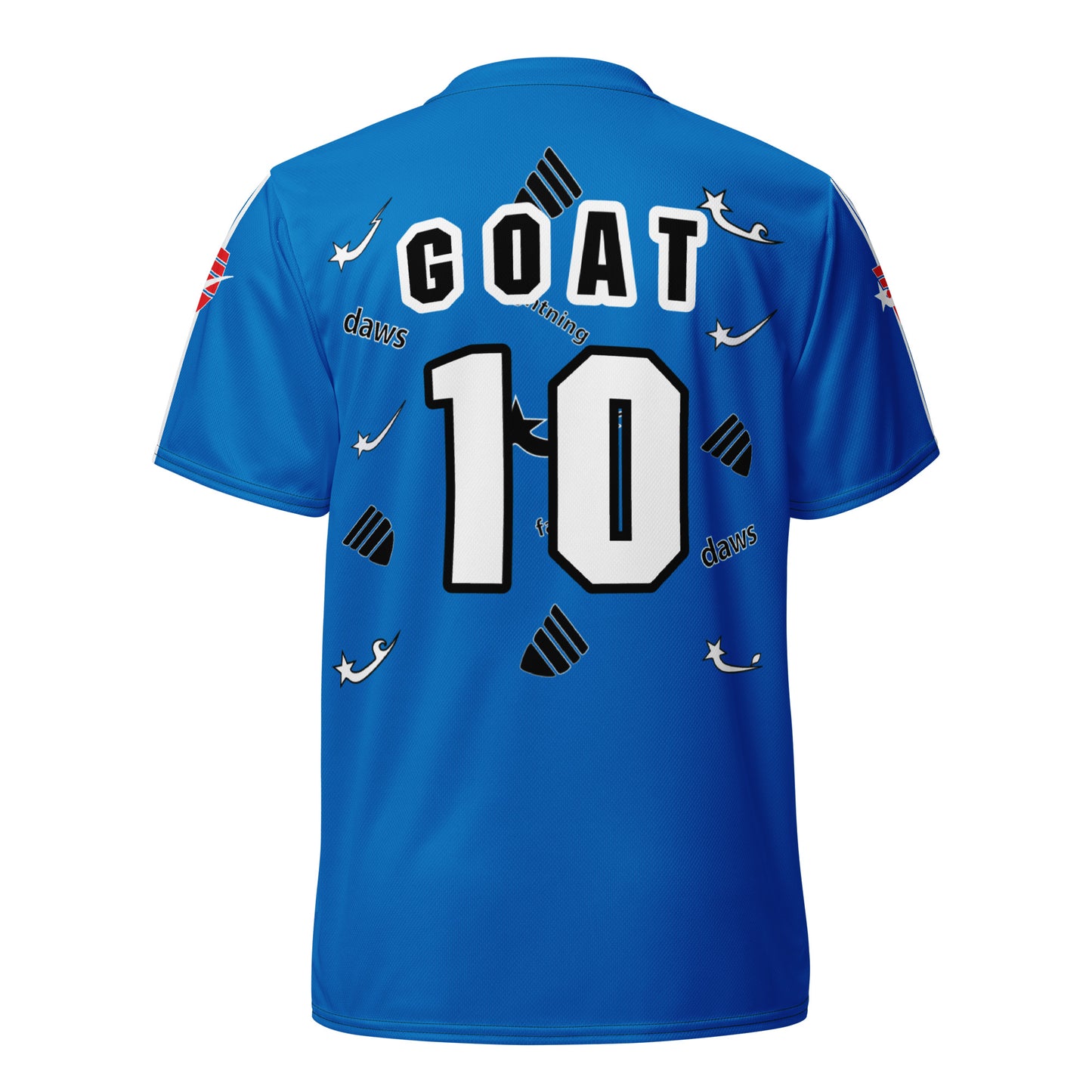 Daws soccer goat blue unisex sports jersey