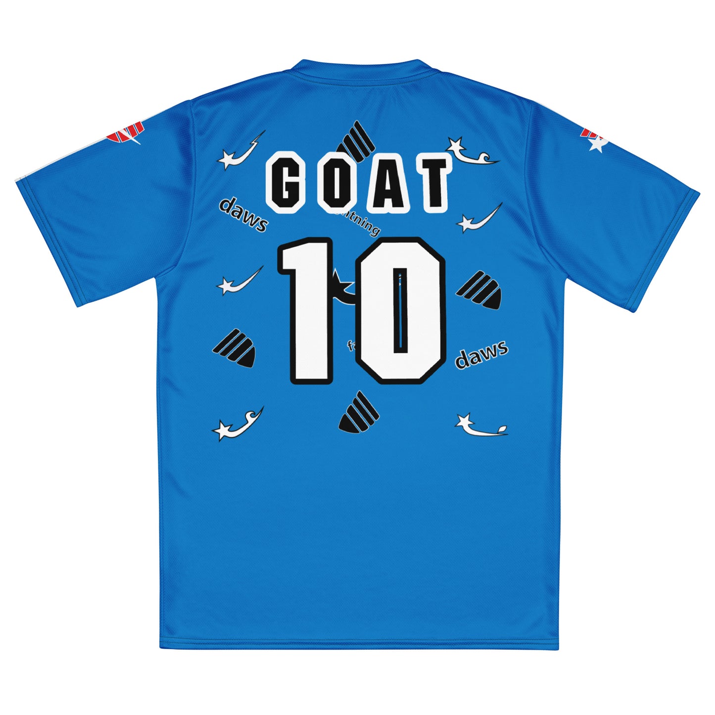 Daws soccer goat blue unisex sports jersey