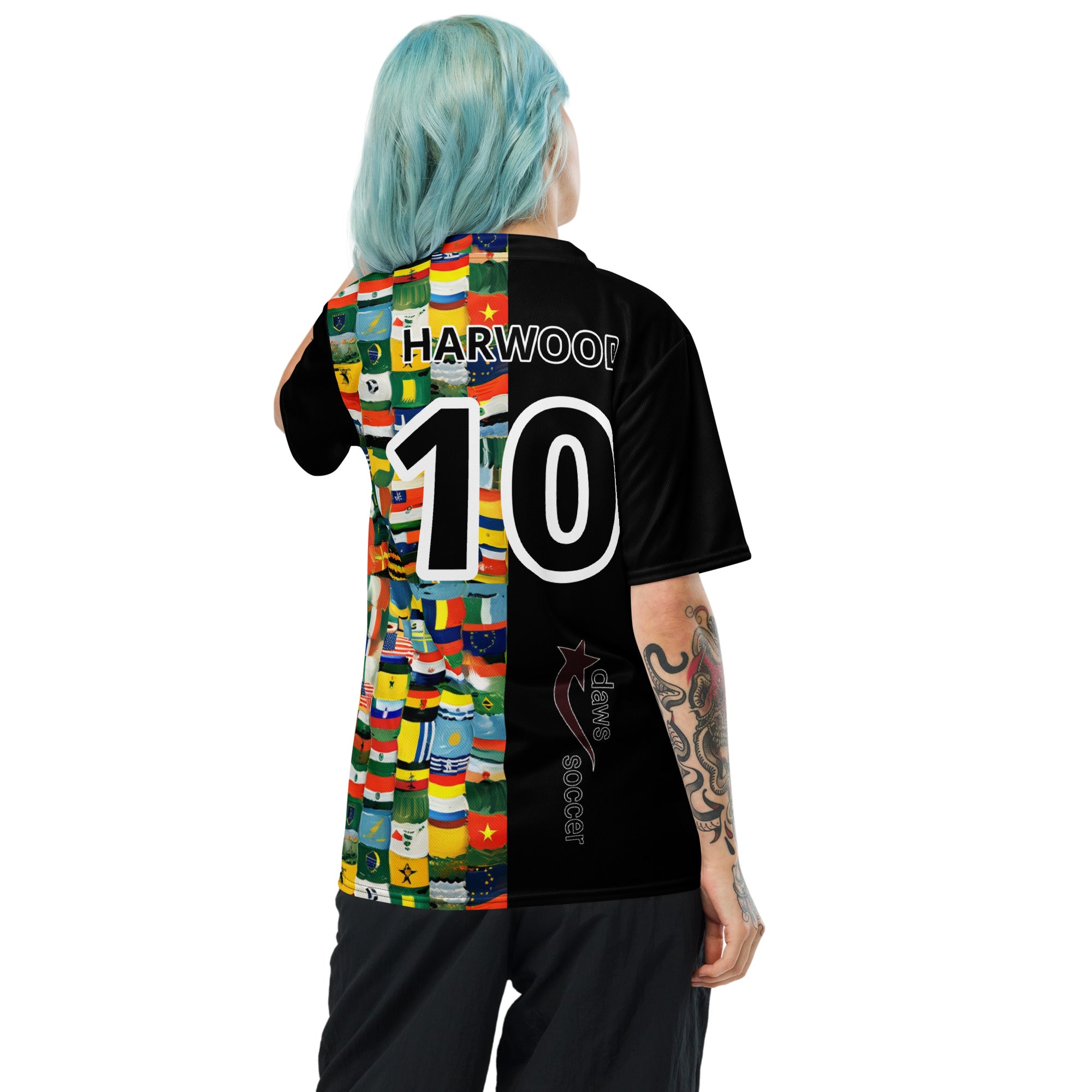 Daws international Recycled unisex soccer jersey