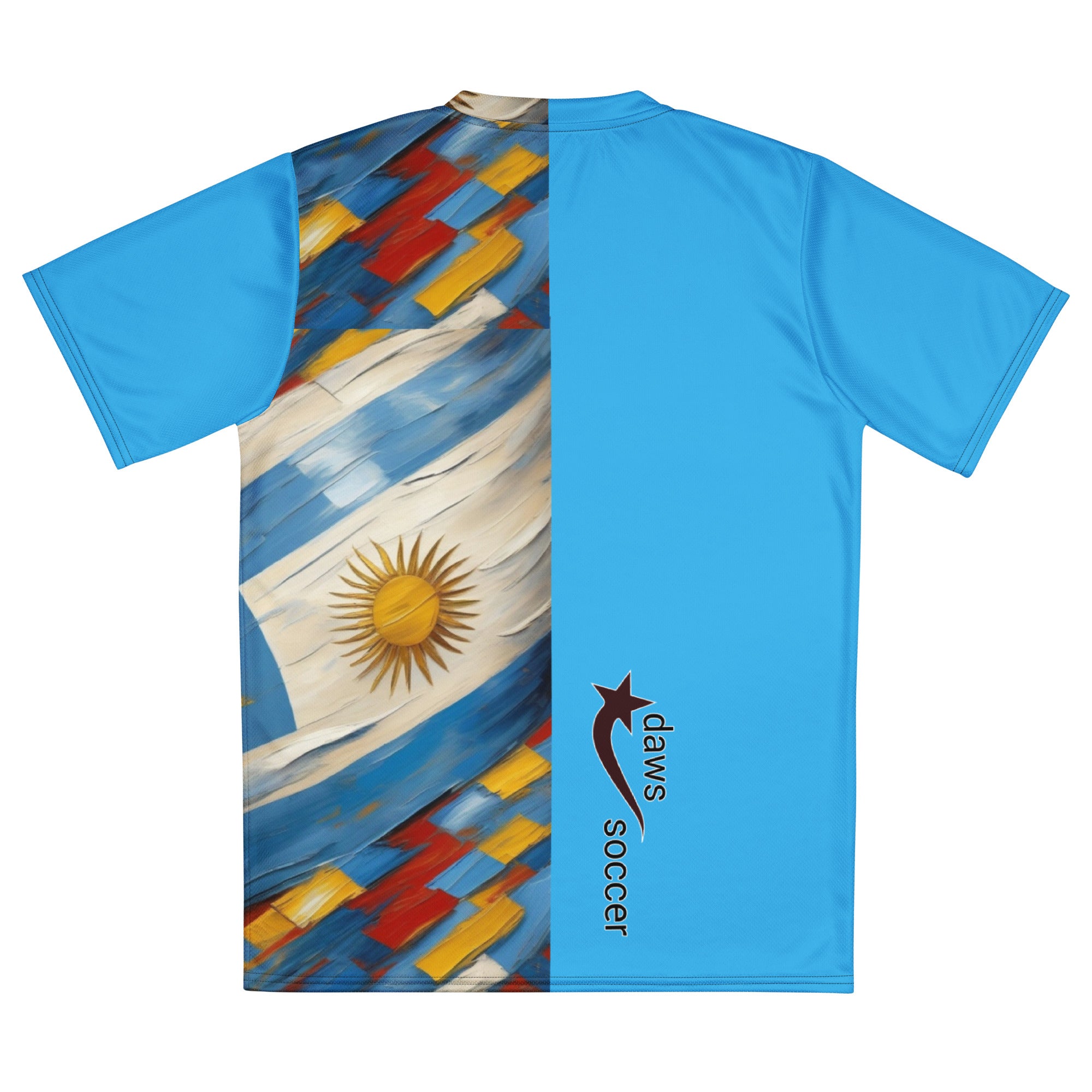 Daws Argentina Recycled unisex soccer jersey