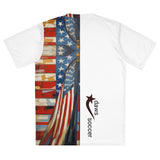 Daws American flag Recycled unisex soccer jersey