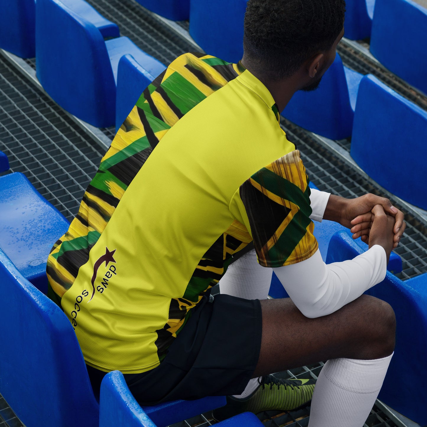 Daws Jamaican Recycled unisex soccer jersey